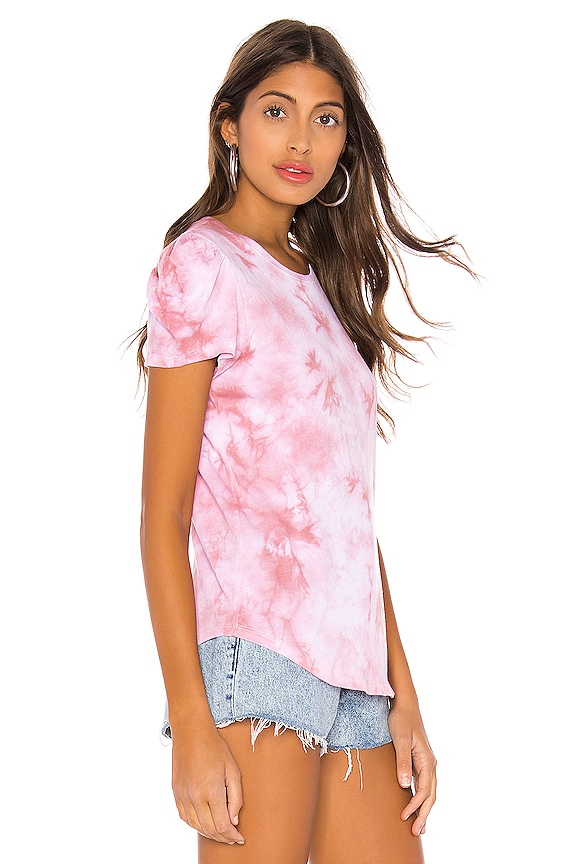 view 2 of 4 Callie Puff Top in Pink Tie Dye