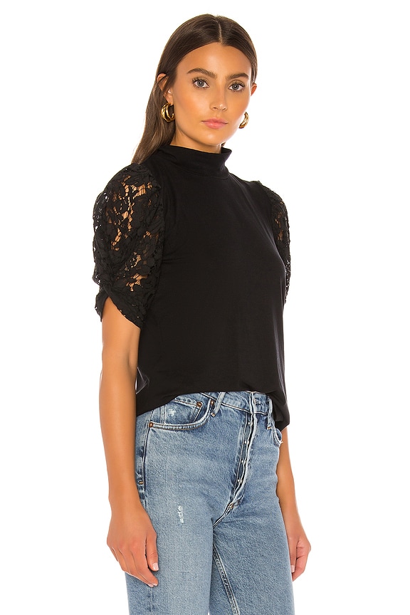 view 2 of 4 Alanna Lace Top in Black