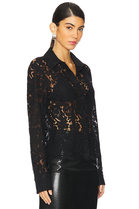 view 2 of 4 BLUSA DELANIA in Black