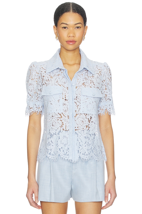 view 2 of 5 MINA 탑 in Light Blue