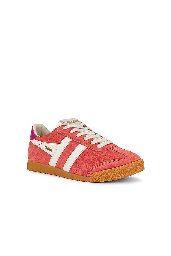 view 2 of 6 SNEAKERS ELAN in Coral, Off White, & Fuchsia