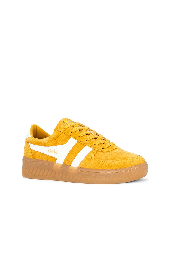view 2 of 6 Women's Grandslam Suede Sneakers in Sun & Off White & Gum