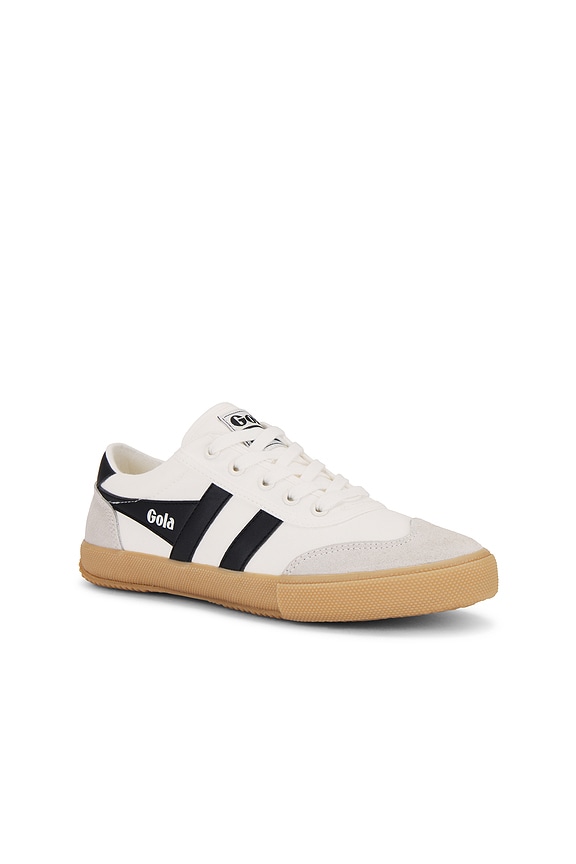 view 2 of 6 ZAPATILLA DEPORTIVA BADMINTON PLIMSOLLS in Off White & Black & Gum