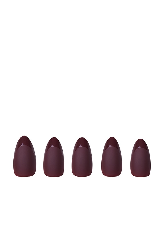view 2 of 6 FAUX ONGLES MERLOT SHORT ALMOND in 