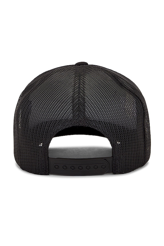 view 2 of 2 Alphabet Trucker Hat in Black