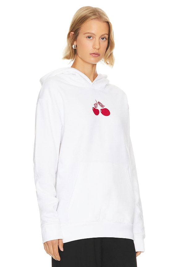 view 2 of 4 Cherry Bomb Hoodie in White