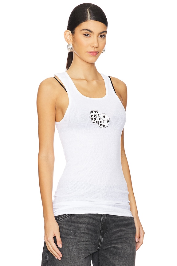 view 2 of 4 Gonzo Dice Tank in White