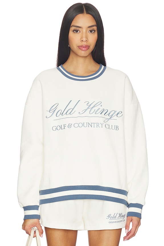 view 1 of 5 SUDADERA COUNTRY CLUB in Cream