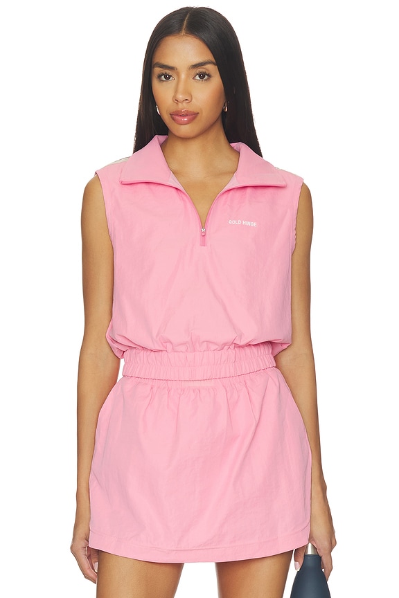 view 1 of 6 Active Ease Half Zip in Light Pink