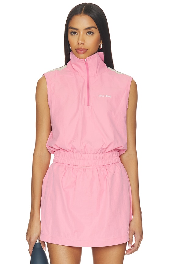 view 2 of 6 Active Ease Half Zip in Light Pink