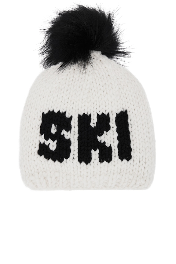 view 2 of 3 Ski Toque Beanie in Snow & Jet