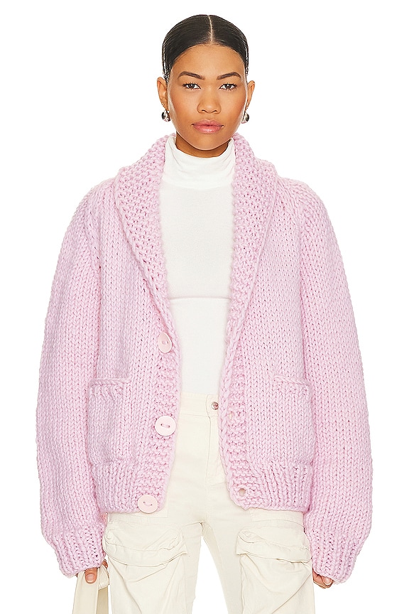 view 2 of 5 Apres Cardigan in Strawberry