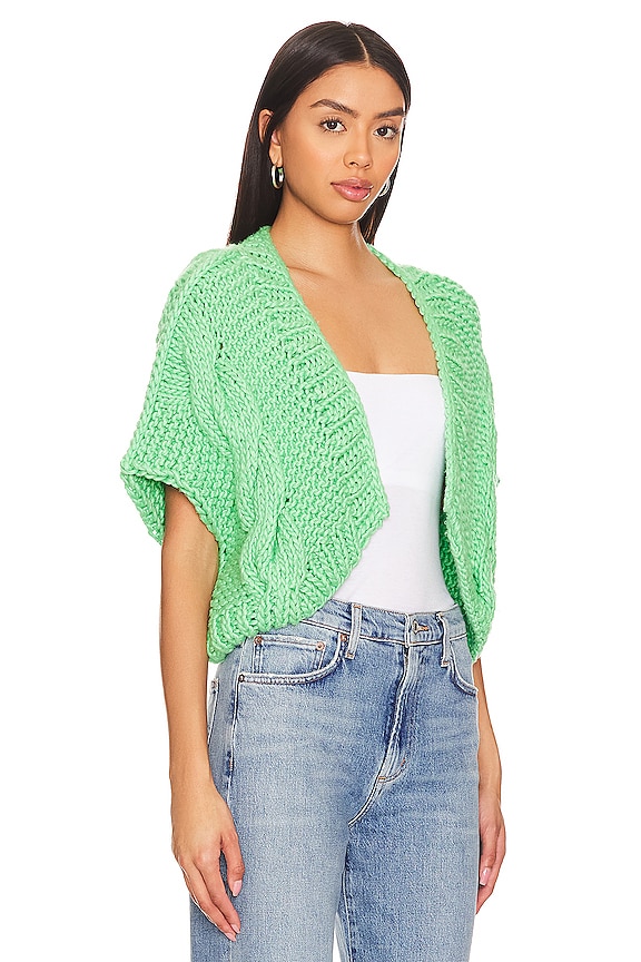 view 2 of 4 Cable Bolero in Clover