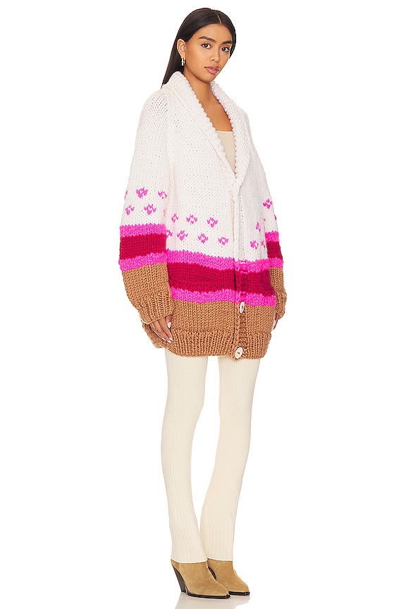 view 2 of 3 STRIPE カーディガン in Birch