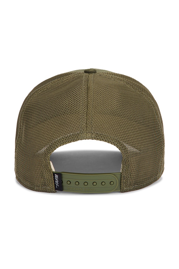 view 2 of 3 The Suede Cow Hat in Moss