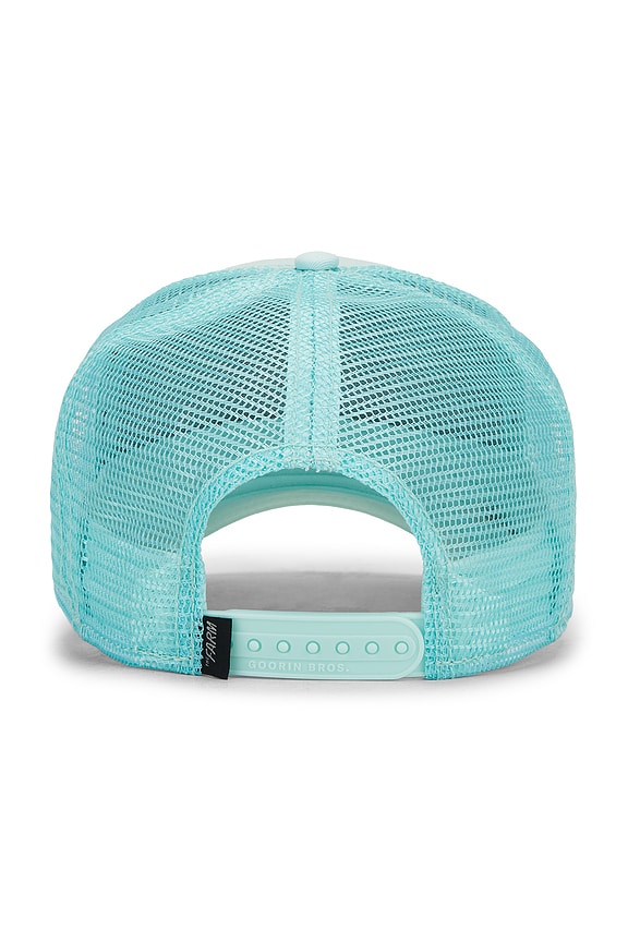 view 2 of 3 Mirage Squad Trucker Hat in Light Blue
