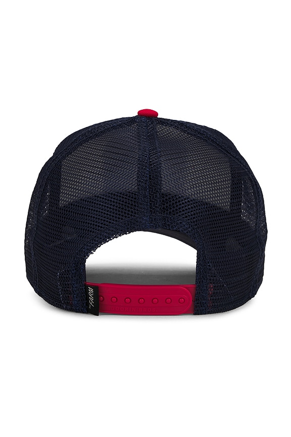 view 2 of 3 Team Rooster Trucker Hat in White