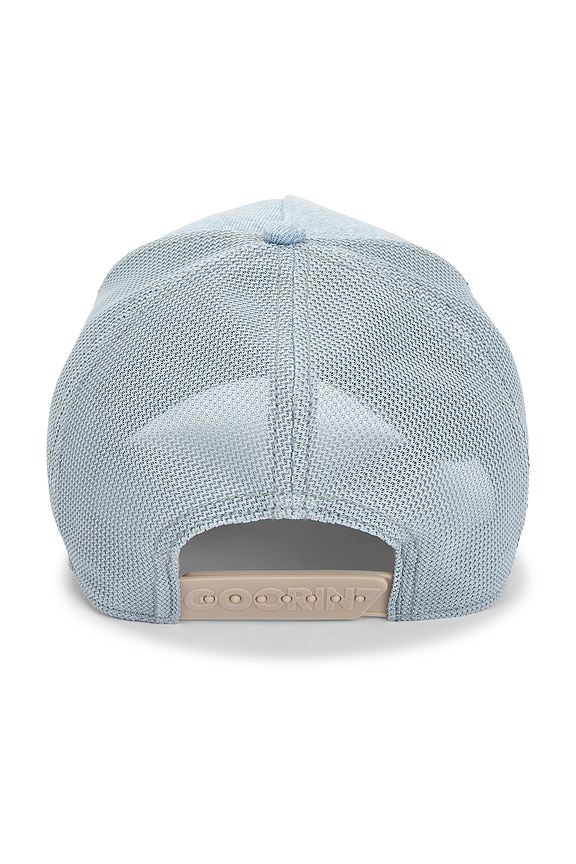 view 2 of 3 Denim Queen Trucker Hat in Light Denim