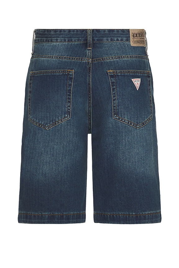 view 2 of 5 Herringbone Denim Short in Originals Dark Wash