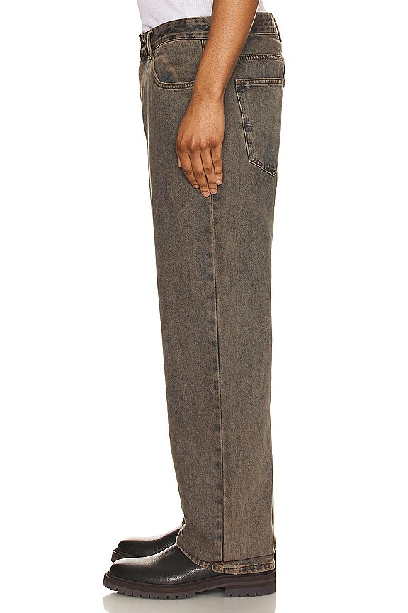 view 2 of 4 PANTALON in Tinted Brown Wash
