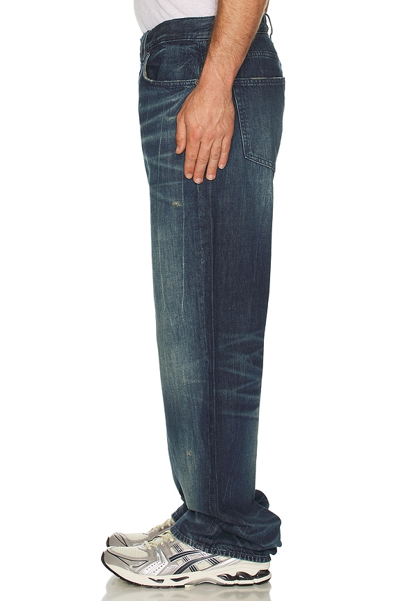 view 4 of 5 PANTALONES BAGGY in Cross Hatch Dark Wash