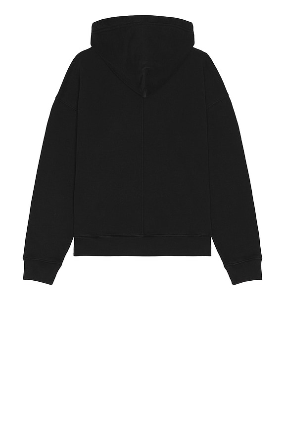 view 2 of 3 Stacked Logo Zip Up Hoodie in Jet Black