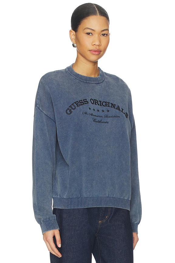 view 2 of 5 Boxy Logo Sweater in Night Eclipse