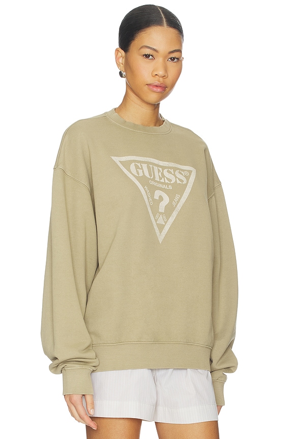 view 2 of 4 Vintage Triangle Crewneck Sweatshirt in Grey Herb