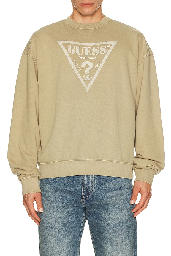 view 1 of 4 Vintage Triangle Crewneck Sweatshirt in Grey Herb