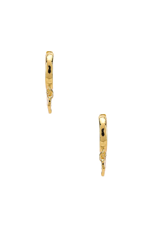 view 2 of 2 Chloe Mini Huggie Earrings in Gold