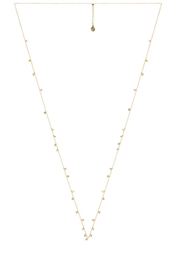 view 2 of 2 Chloe Mini Long Necklace in Gold
