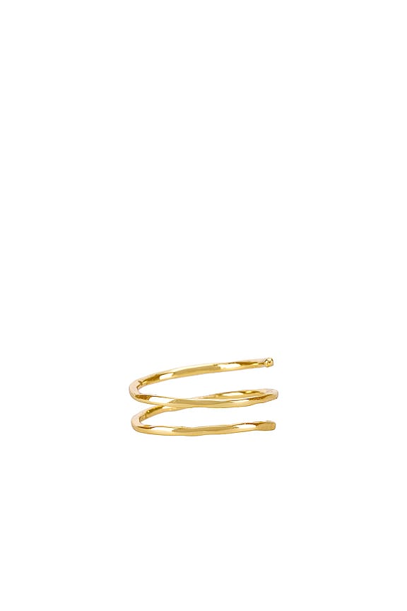 view 2 of 3 Taner Coil Ring in Gold