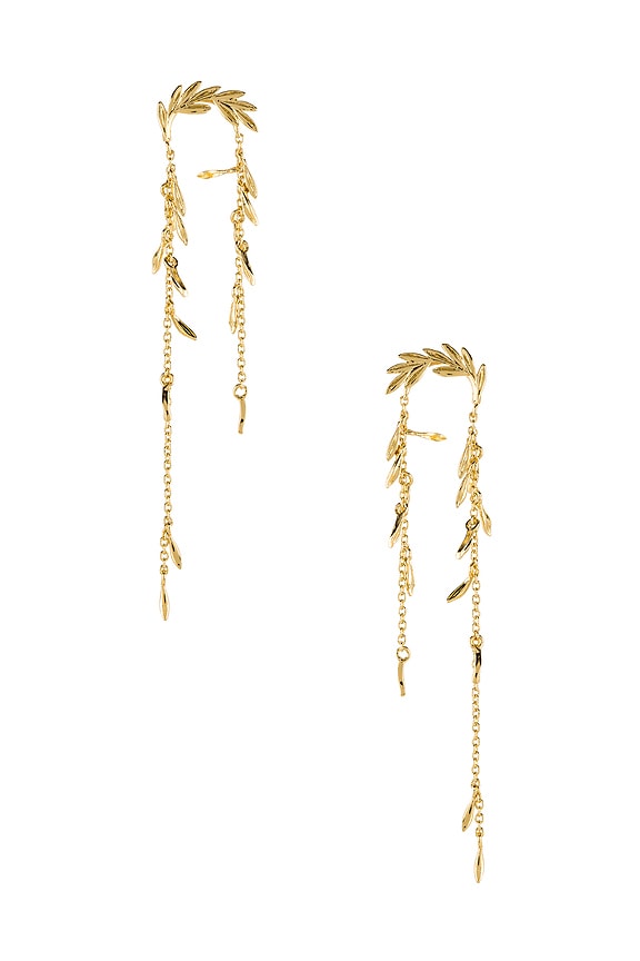 view 1 of 3 Willow Earrings in Gold