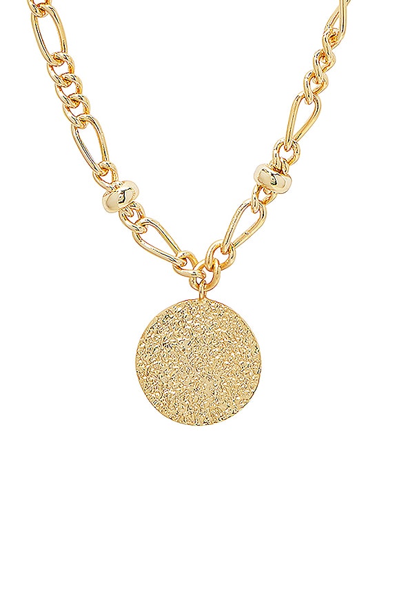 view 2 of 3 Banks Coin Necklace in Gold