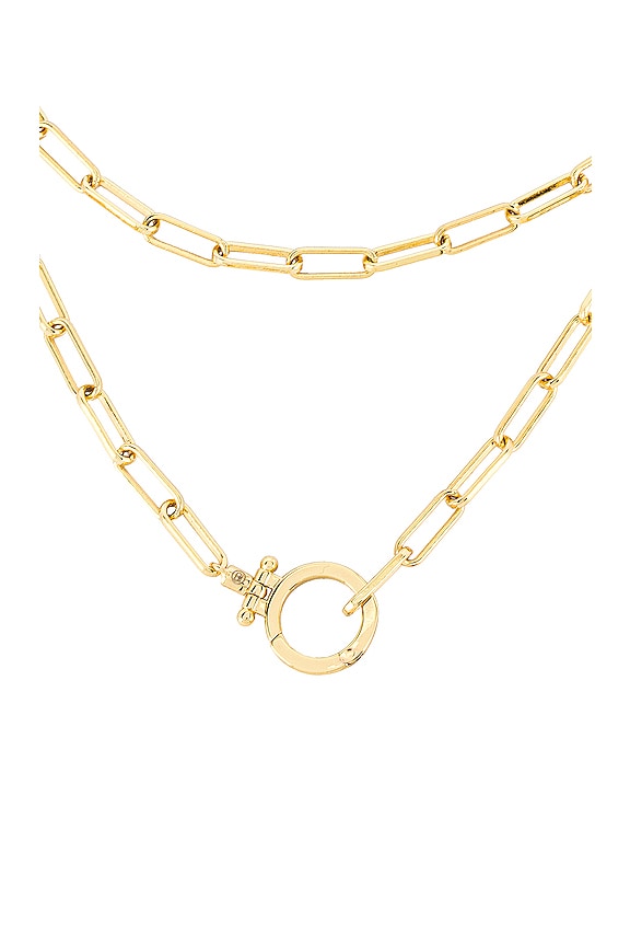 view 2 of 2 Parker Wrap Necklace in Gold