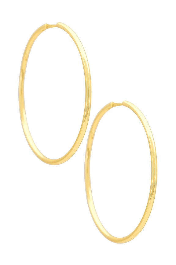 view 1 of 2 Sloane Statement Hoops in Gold