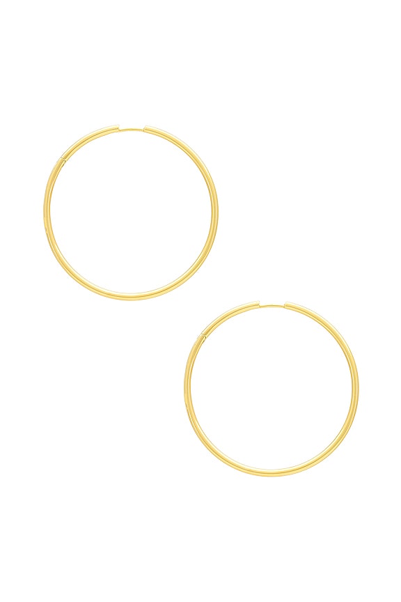 view 2 of 2 Sloane Statement Hoops in Gold
