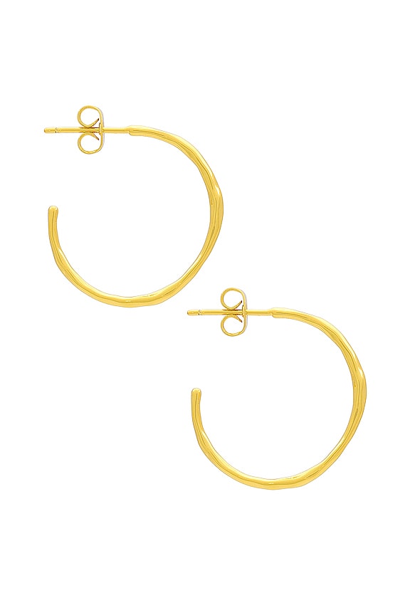 view 2 of 3 TANER 작은 고리 in Gold