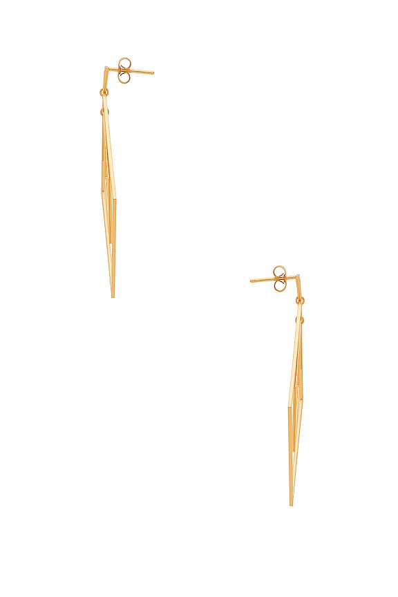 view 2 of 2 PENDIENTE LIV in Gold