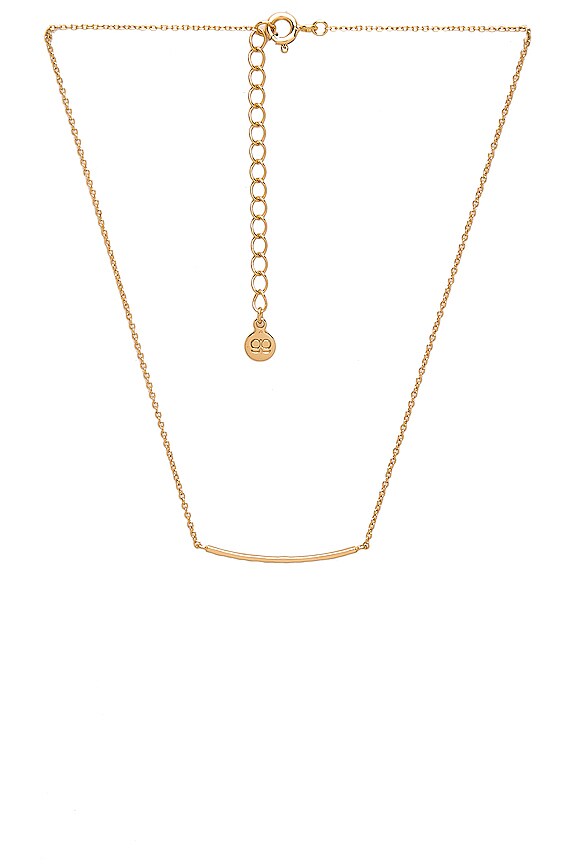 view 2 of 2 Taner Bar Choker in Gold