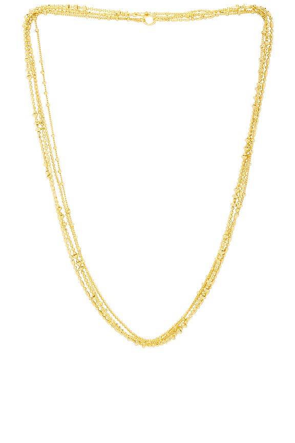 view 2 of 2 Paso 4 Strand Versatile Necklace in Gold