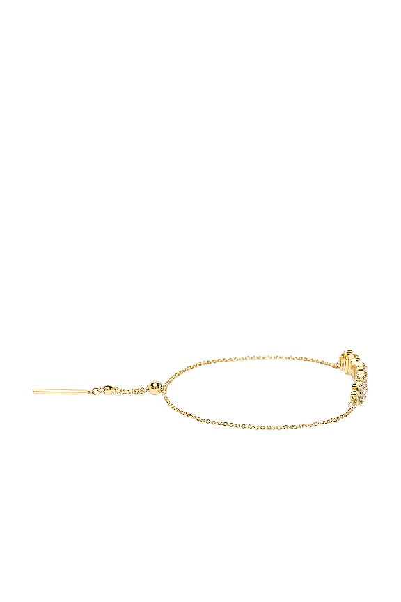 view 2 of 3 AMARA 팔찌 in White CZ & Gold