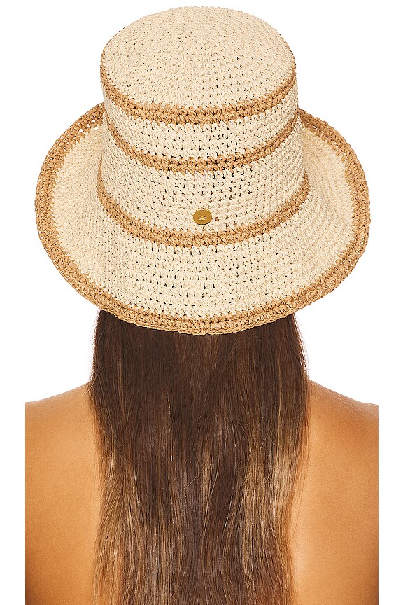 view 2 of 4 Sal Hat in Natural Striped
