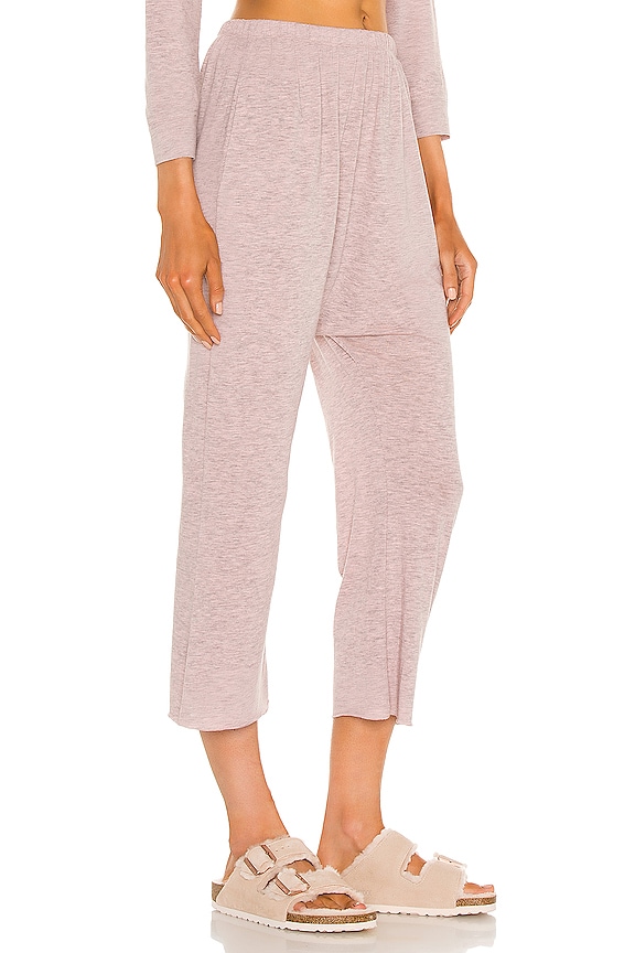 view 2 of 4 The Lounge Crop in Overdyed Rose Dust