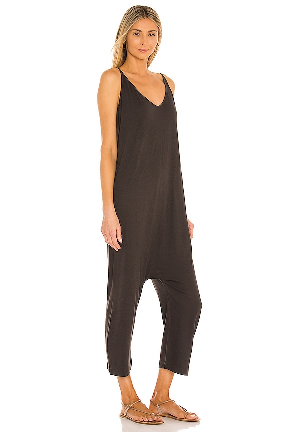 view 2 of 4 The Slip Sleeper Jumpsuit in Almost Black