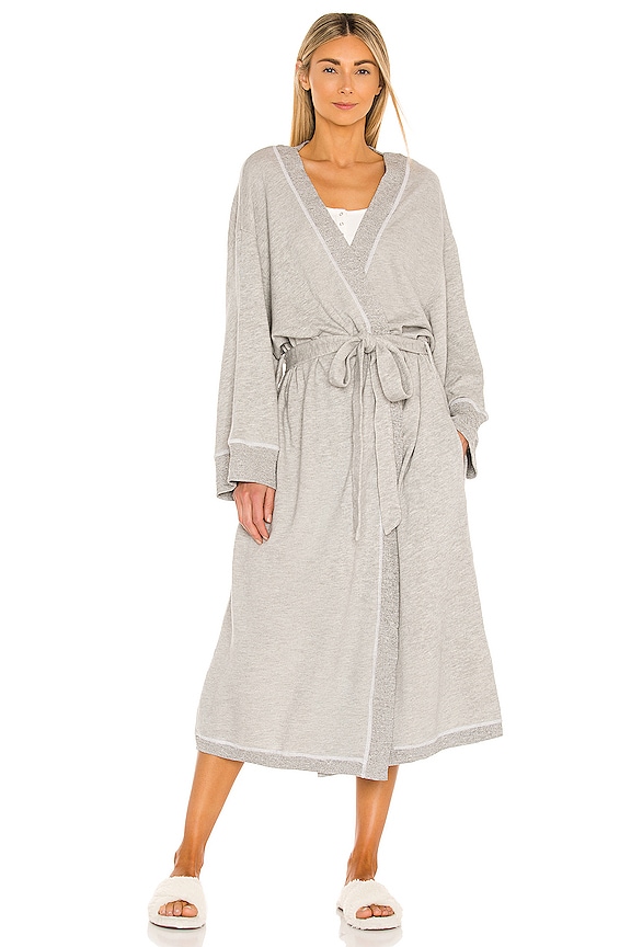 view 2 of 4 The Sweatshirt Robe in Heather Grey