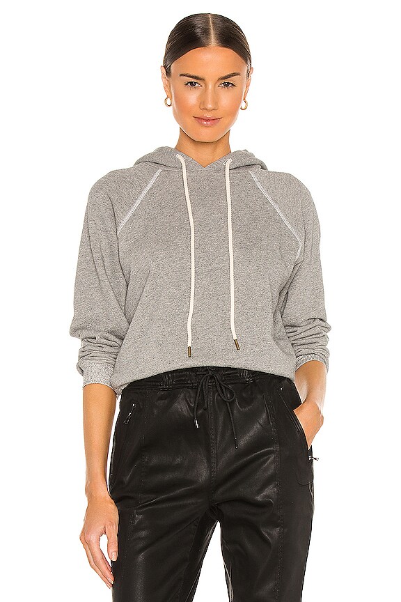 The Great Shrunken Hoodie in Varsity Grey | REVOLVE