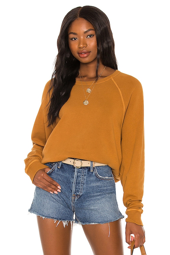 view 1 of 4 THE COLLEGE 맨투맨셔츠 in Cider