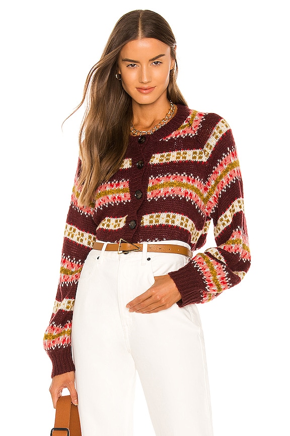 view 1 of 4 The Loom Cardigan in Rosehip