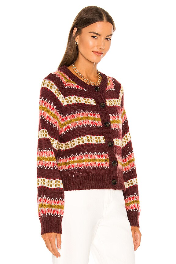 view 2 of 4 The Loom Cardigan in Rosehip